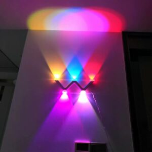 Luminária de Parede LED RGB Com Efeitos Dinâmicos e App