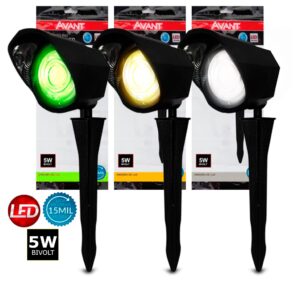 Luminária Espeto Jardim Led 5w Prova D’água Bivolt Avant Decoração