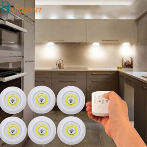 Luminária Lâmpada Led Spot com Sem Fio Controle Remoto Mt027 B7 — Decoração