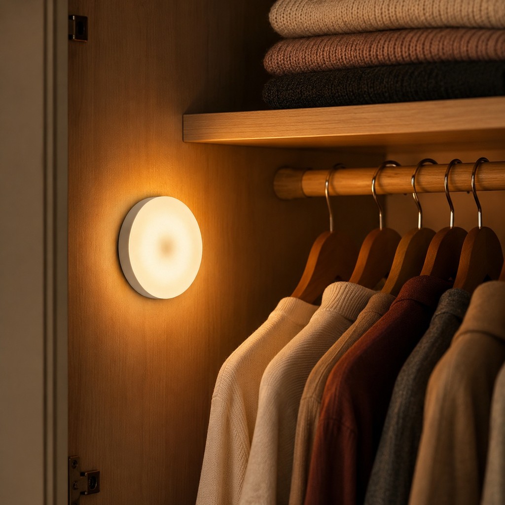 Luminária LED com Sensor Inteligente Acionamento Automático