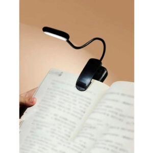 Luminária Para Leitura Portátil A Pilha Led 1w Com Presilha
