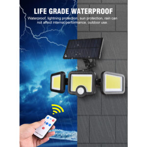 Luminária Solar 108LED 171COB 34W 192 Cob 40w Controle Sensor