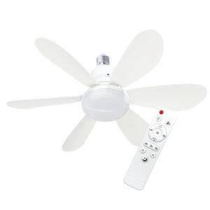Luminária Ventilador de Teto LED 60W 80W Controle Remoto 3 — Decoração