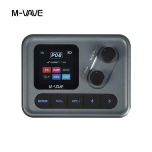 M-Vave Pocket Amp Pedal de efeitos de bolso cinza, processador