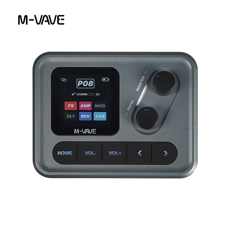 M-Vave Pocket Amp Pedal de efeitos de bolso cinza, processador — Informática