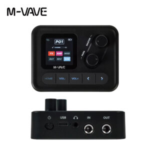 M-Vave Pocket Amp Processador multiefeitos para guitarra com tela HD