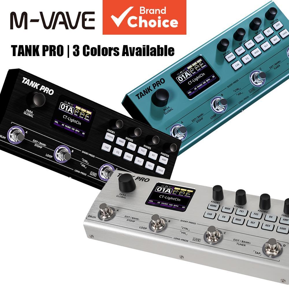 M-Vave Tank Pro Processador De Múltiplos Efeitos De Guitarra 120 — Informática