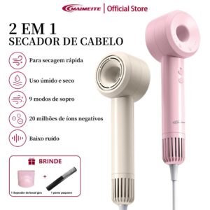 Maimeite Secador de Cabelo Premium Alta Velocidade 800W Íons — Eletroportáteis