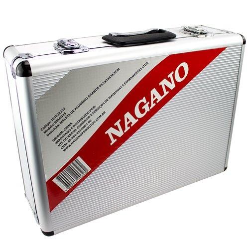 Maleta Organizadora de Ferramentas Padrão Alumínio Grande 45x33x14,5