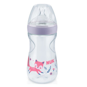 Mamadeira Essence Smart Flow 270ml Bico 6m+ Lilás Nuk