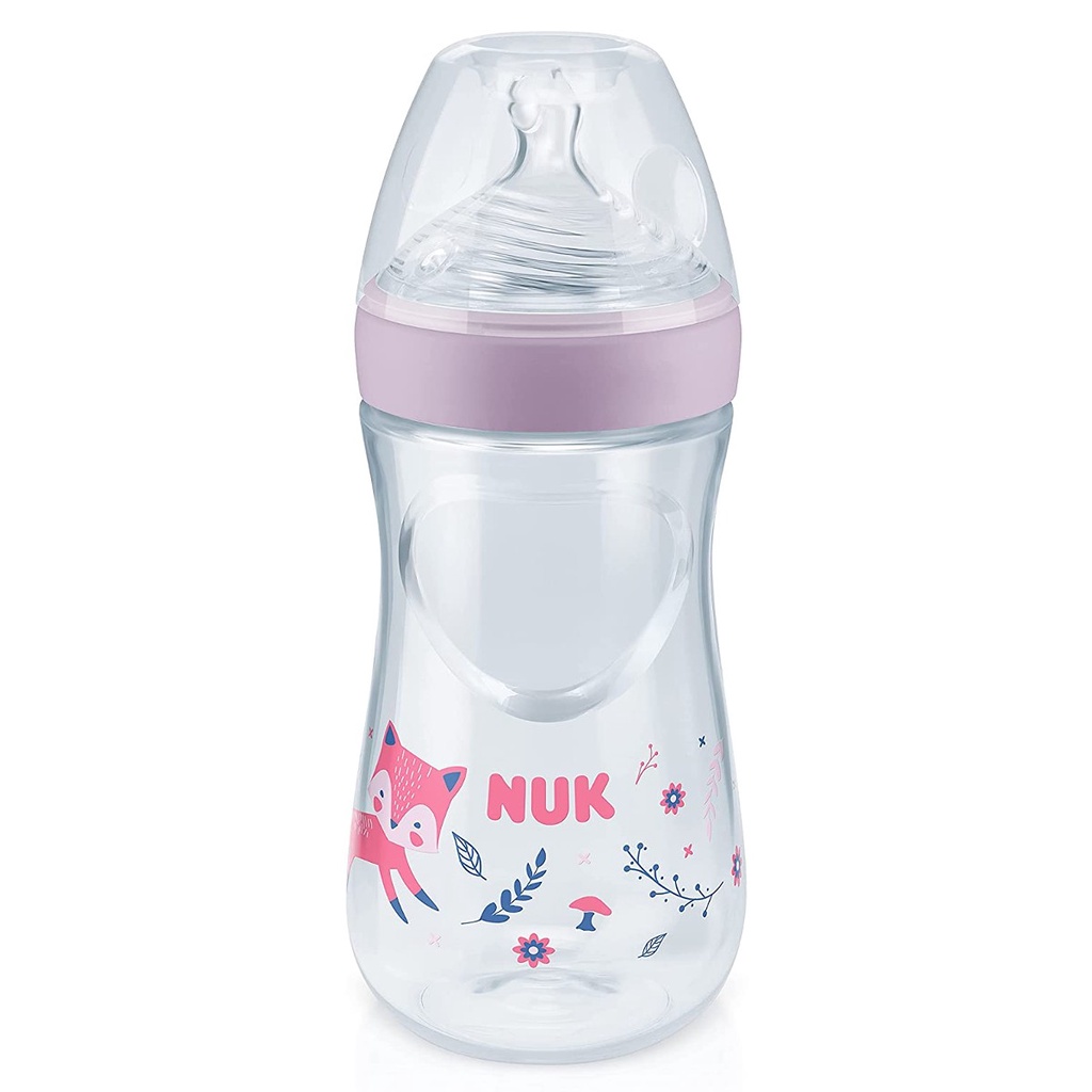 Mamadeira Essence Smart Flow 270ml Bico 6m+ Lilás Nuk