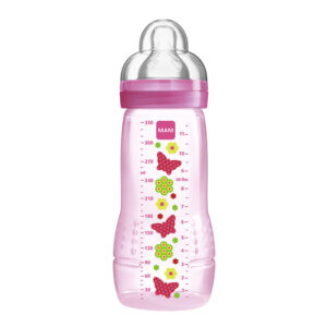 Mamadeira Mam Fashion Bottle Bico de Silicone Desenhos Sortidos 330ml