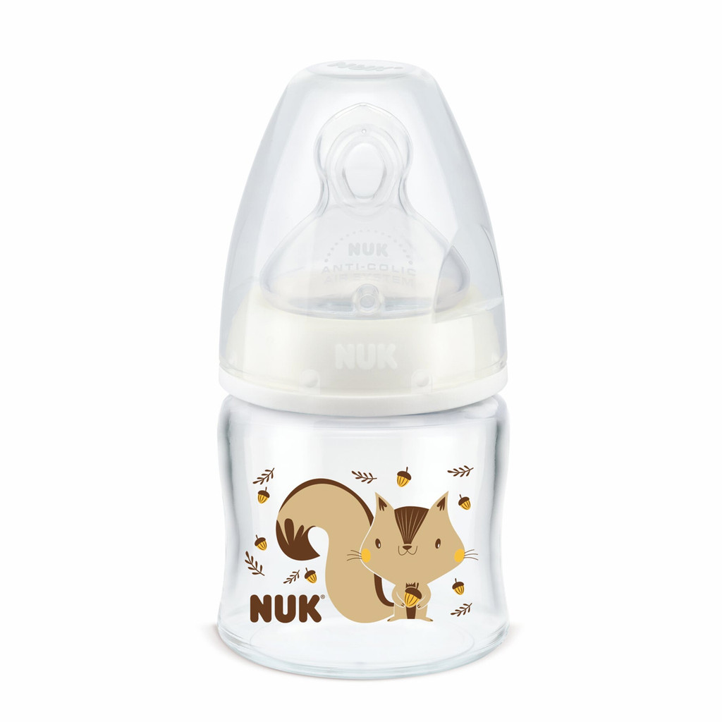 Mamadeira Recém Nascidos First Choice Esquilo 90ml Nuk