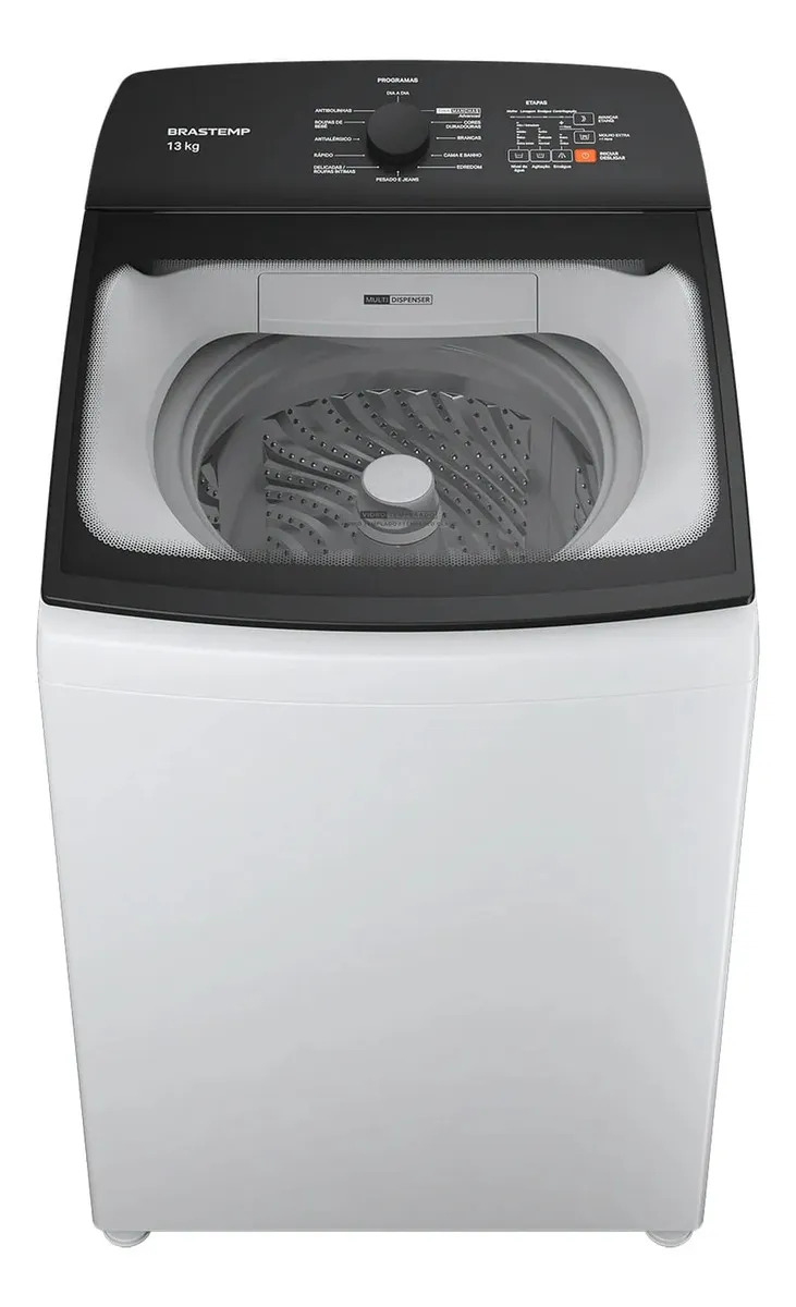 Máquina De Lavar Brastemp 13kg Branca Com Ciclo Tira Manchas Branco — Lavanderia