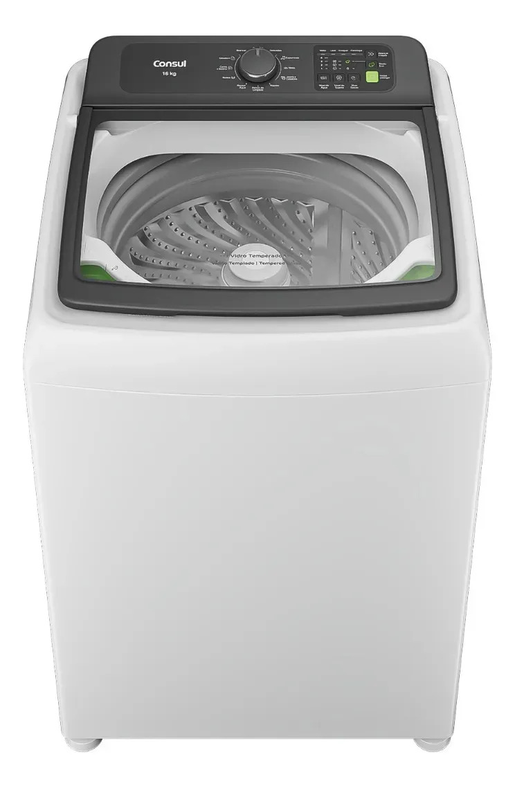 Máquina de Lavar Consul 16Kg Branca com Modo Eco CWN16AB