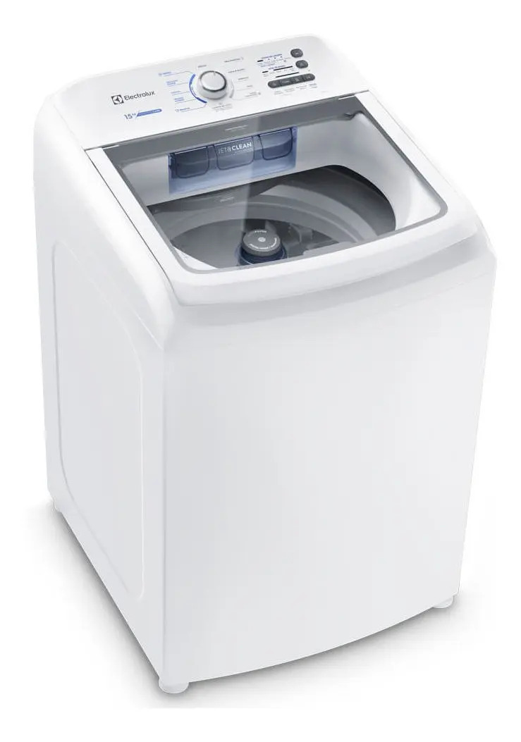 Máquina de Lavar Electrolux 15kg Branca Essential Care com Cesto Inox — Lavanderia