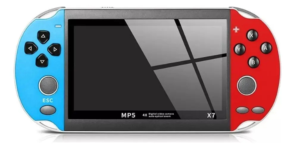 Máquinas portáteis de videogame para adultos e crianças X7 Color Azul — Games