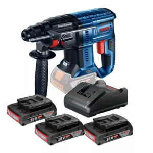 Martelete Bosch 3 Bateria 18v Gbh 180-li Carregador Bivolt