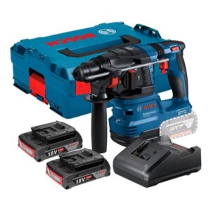Martelete Rompedor Bosch Gbh 18V com 2 Baterias e Maleta Carregador