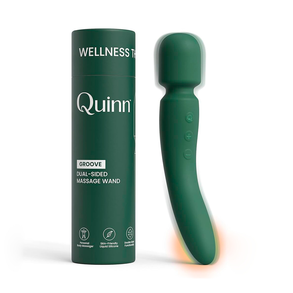 Massageador 2 Motores e Aquecimento 2 Cores Quinn Groove