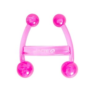Massageador Manual 4 Esferas Polipropileno Rosa Acte