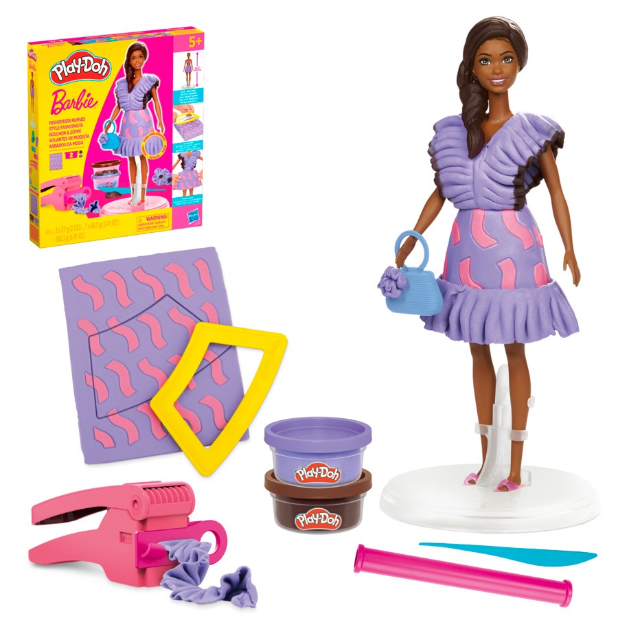 Massinha Play Doh com Boneca Babados da moda Hasbro