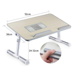 Mesa com Cooler para Notebook Até 15,6", Articulada, Ajuste de
