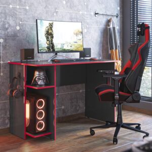 Mesa Computador Gamer 3875 Com Suporte Fone de Ouvido