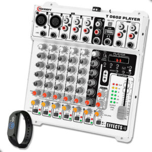 Mesa De Som Taramps T 0602 Player 6 Canais Bluetooth USB Echo FX