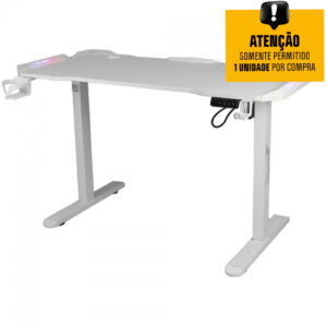 Mesa Gamer SuperFrame Epic Pro, RGB, Altura Ajustável, Com Suporte