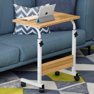 Mesa Mutiuso Mesinha Notebook Com Altura Regulavel e Rodinhas Tablet