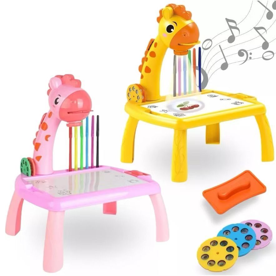Mesa Projetora Lousa Mágica Infantil Brinquedo de Desenhar Pintar — TV e Vídeo