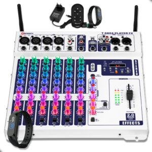 Mesa Taramps T0804 Player 8 Canais Bluetooth Som Automotivo ou DJ