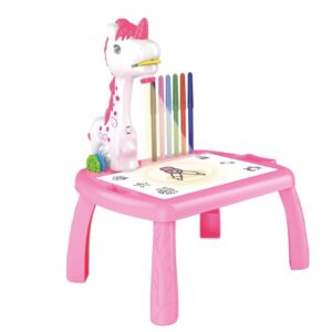 Mesinha Projetora Unicórnio Rosa Zoop Toys