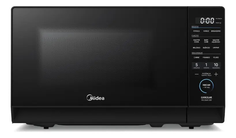 Micro-ondas 20L Preto MasterCook Midea MHP20P2 — Cozinha (grandes)