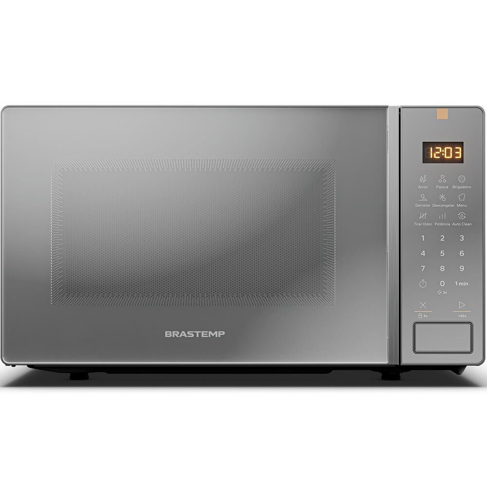 Micro-Ondas BMS23AR 23 Litros Inox Brastemp — Eletroportáteis