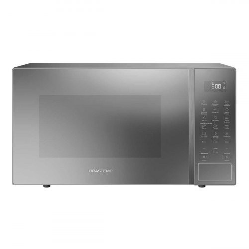 Micro-ondas Brastemp 32 Litros Espelhado com Menu Gourmet BMS46AR