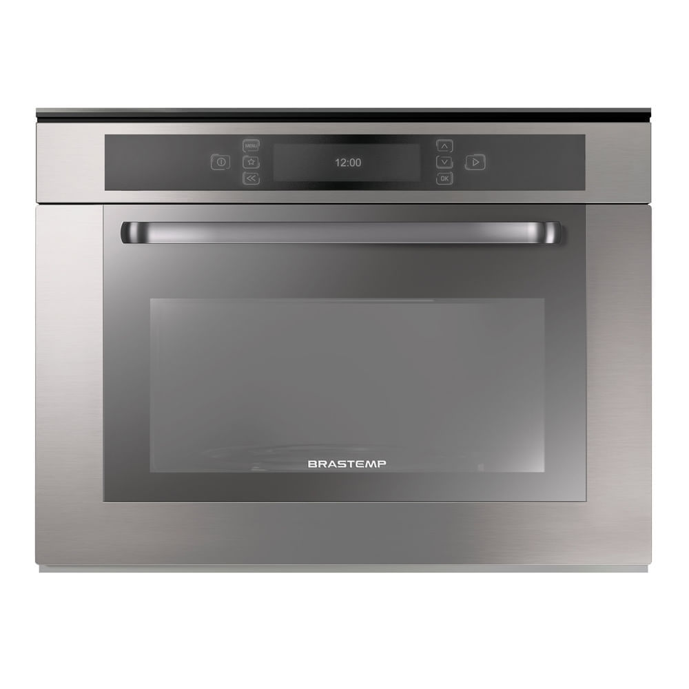 Micro-ondas Brastemp de Embutir 40 Litros Inox BMO40ARBNA — Eletroportáteis