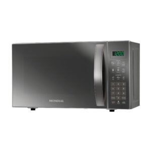 Micro-ondas de Bancada Mondial 21L 1200W Espelhado Prata 110V