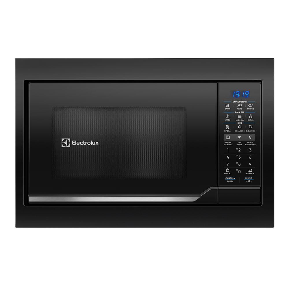 Micro-ondas de Embutir Electrolux 34L Preto com Painel Digital e