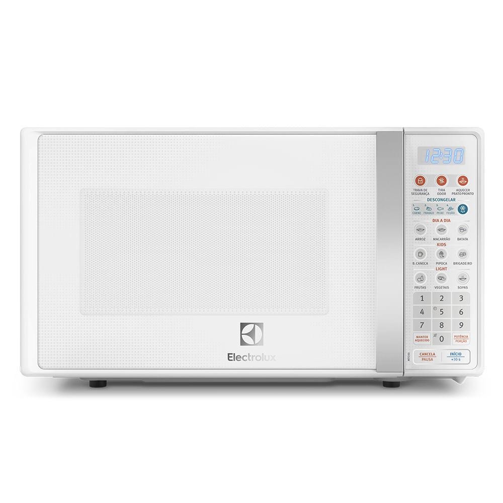 Micro-ondas Electrolux 20L Branco com Função Tira Odor e Descongelar