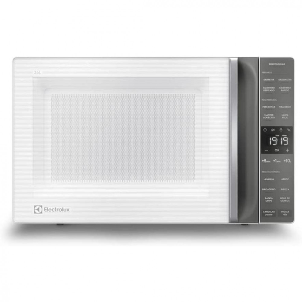 Micro-ondas Electrolux 36L Branco Efficient com Descongelamento