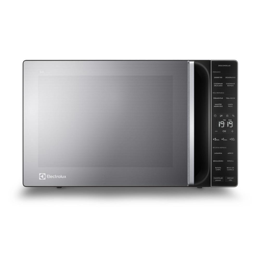 Micro-ondas Electrolux 36L cor Inox Efficient com Descongelamento