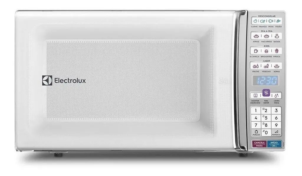 Micro-ondas Electrolux de bancada Branco com Função Tira Odor e — Cozinha (grandes)