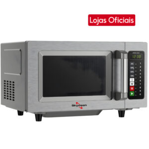 Micro-ondas Industrial Skymsen Heatron 1000W Inox Sem Prato Giratório