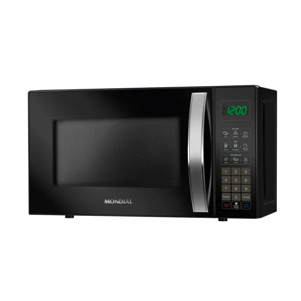 Micro-ondas Mondial 21 Litros Preto 1200W 127 Volts — Eletroportáteis