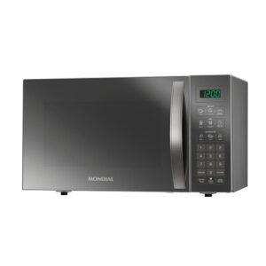 Micro-Ondas Mondial Cinza e Espelhado 1400W