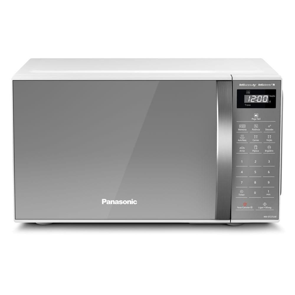 Micro-Ondas Panasonic 21L Branco Espelhado
