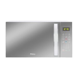Micro-Ondas Philco 25L PMO28E Porta Espelhada, Branco