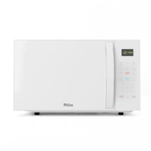 Micro-ondas Philco 28L Branco Pintura Limpa Fácil PMO30B